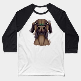 Funny Great Dane and grasshopper Baseball T-Shirt